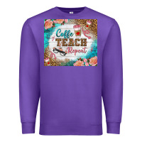 Purple coffee teach repeat tumbler Premium Sweatshirt - BundleAndBundleShop