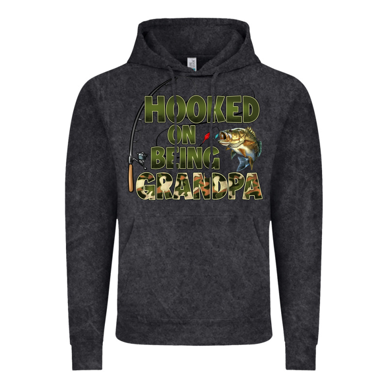 Fish Lures Hooked On Being Grandpa Vintage Hoodie by Artiststas | Teevron