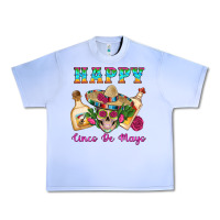 Grape Ice Happy Cinco De Mayo Mexican Skull Tequila Bottle Roses Cactus Urban Heavy Tee - Artiststas