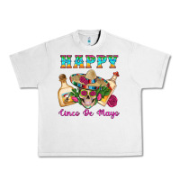 Lunar Rock Happy Cinco De Mayo Mexican Skull Tequila Bottle Roses Cactus Urban Heavy Tee - Artiststas
