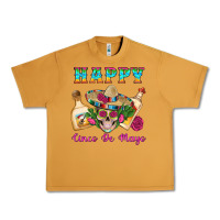 Peanut Butter Happy Cinco De Mayo Mexican Skull Tequila Bottle Roses Cactus Urban Heavy Tee - Artiststas