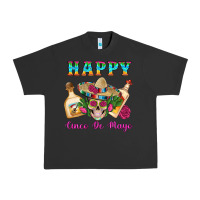 Pigment Black Happy Cinco De Mayo Mexican Skull Tequila Bottle Roses Cactus Urban Heavy Tee - Artiststas