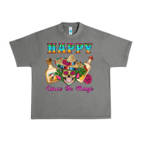 Happy Cinco De Mayo Mexican Skull Tequila Bottle Roses Cactus Urban Heavy Tee | Teevron