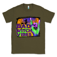 Army Green bad witch vibes Classic Tee - JahusDesignShop
