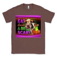 Chestnut eat drink and be scary cow Classic Tee - LillyAllenDesigns