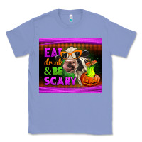 Colony Blue eat drink and be scary cow Classic Tee - LillyAllenDesigns