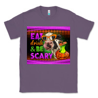 Lavender eat drink and be scary cow Classic Tee - LillyAllenDesigns