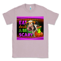 Lilac eat drink and be scary cow Classic Tee - LillyAllenDesigns
