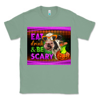 Sage eat drink and be scary cow Classic Tee - LillyAllenDesigns