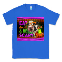 True Royal eat drink and be scary cow Classic Tee - LillyAllenDesigns