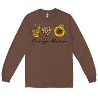 Chestnut Peace Love Sunshine Long Sleeve Tee - Bettercallsaul
