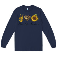 Navy Peace Love Sunshine Long Sleeve Tee - Bettercallsaul