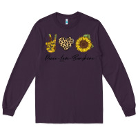Plum Peace Love Sunshine Long Sleeve Tee - Bettercallsaul