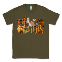 Army Green Fall Vibes Boer Goat Classic Tee - LillyAllenDesigns