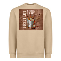 Mushroom working on my bucket list Heavyweight Sweatshirt - TumblerDesignByShophia