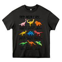 Asphalt god says i am dinosaurs handsome Heavy Core Tee - MaliasSmallBusiness