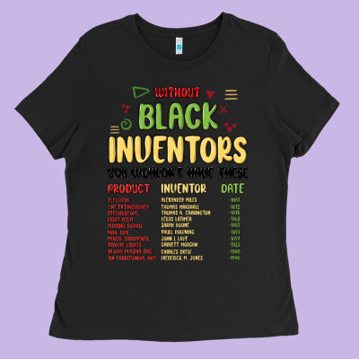 Black Inventors Black History Ladies Tee Designed By Maliassmallbusiness