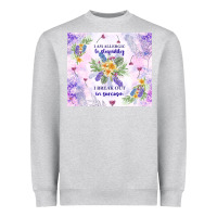 Heather Grey i am allergic to stupidity Heavyweight Sweatshirt - TumblerDesignByShophia
