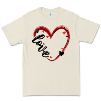 Bone valentines day heart Premium Tee - MaliasSmallBusiness