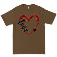 Cacao valentines day heart Premium Tee - MaliasSmallBusiness