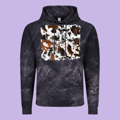 Cowhide Background Vintage Hoodie Designed By Ranaportraitstore