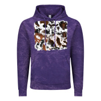 Cloud Purple cowhide background Vintage Hoodie - RanaPortraitStore