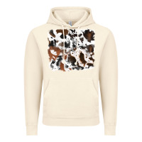 Vintage Artic cowhide background Vintage Hoodie - RanaPortraitStore