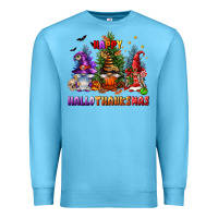 Ocean Blue happy hallothanksmas Premium Sweatshirt - FaDigitalArtStudio