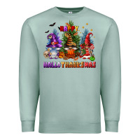 Seafoam happy hallothanksmas Premium Sweatshirt - FaDigitalArtStudio