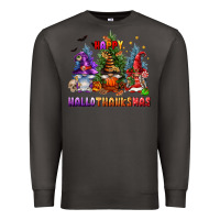 Smoke happy hallothanksmas Premium Sweatshirt - FaDigitalArtStudio