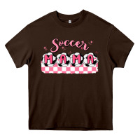 Chocolate Brown soccer mama Heavy Core Tee - MaliasSmallBusiness