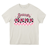 Cream soccer mama Heavy Core Tee - MaliasSmallBusiness