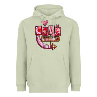 Matcha Valentines Day Love Vacant Heavyweight Hoodie - FaDigitalArtStudio