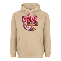 Mushroom Valentines Day Love Vacant Heavyweight Hoodie - FaDigitalArtStudio