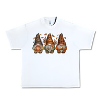 White fall gnomes Urban Heavy Tee - SublimationCraftShop