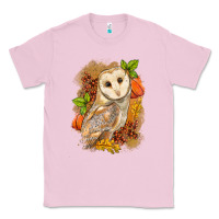 Bubblegum Pink Fall Owl Classic Tee - LillyAllenDesigns