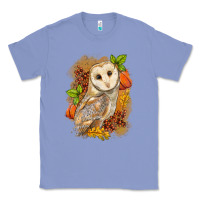 Colony Blue Fall Owl Classic Tee - LillyAllenDesigns