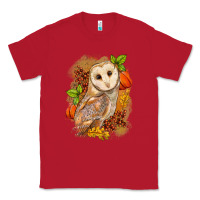 Red Fall Owl Classic Tee - LillyAllenDesigns