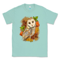 Seafoam Fall Owl Classic Tee - LillyAllenDesigns