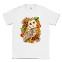 White Fall Owl Classic Tee - LillyAllenDesigns