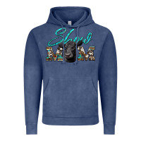 Vintage Denim show mom aztec cowhide black angus Vintage Hoodie - Artiststas