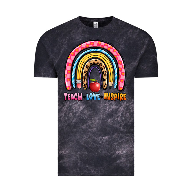 Teach Love Inspire Rainbow Vintage Tee by Artiststas | Teevron