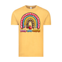 Vintage Mustard teach love inspire rainbow Vintage Tee - Artiststas