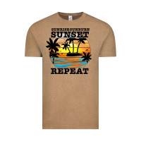 Sunrise Sunburn Sunset Repeat Vintage Tee | Teevron
