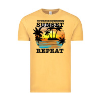 Vintage Mustard sunrise sunburn sunset repeat Vintage Tee - JahusDesignShop