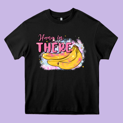 Hang In There Heavy Core Tee Designed By Maliassmallbusiness