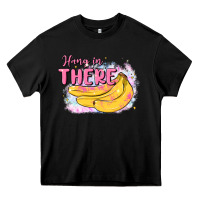Black hang in there Heavy Core Tee - MaliasSmallBusiness