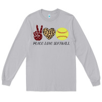 Moon Dust Peace Love Softball Long Sleeve Tee - Bettercallsaul