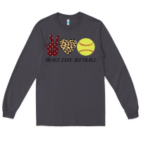 Smoke Peace Love Softball Long Sleeve Tee - Bettercallsaul