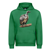 Emerald Vulture Bird Urban Hoodie - LillyAllenDesigns